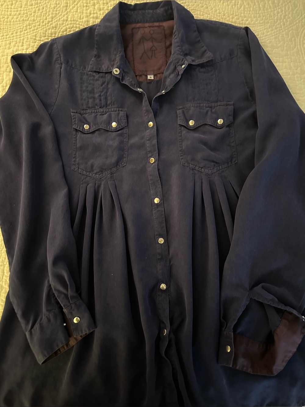 Vintage Johnny Was/ Pete & Greta 100%silk jacket or blouse Sz Small